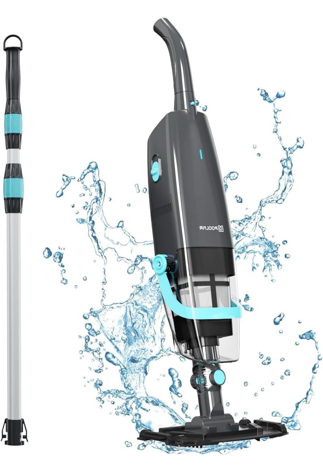Cordless Rechargeable Pool Vacuum Handheld Pool Cleaner with Telescopic Pole gallery