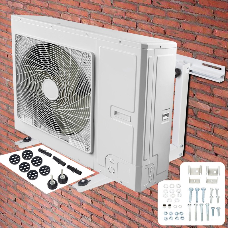 Universal Wall Mounting Bracket For Mini Split Air Conditioner Heat pump AC gallery