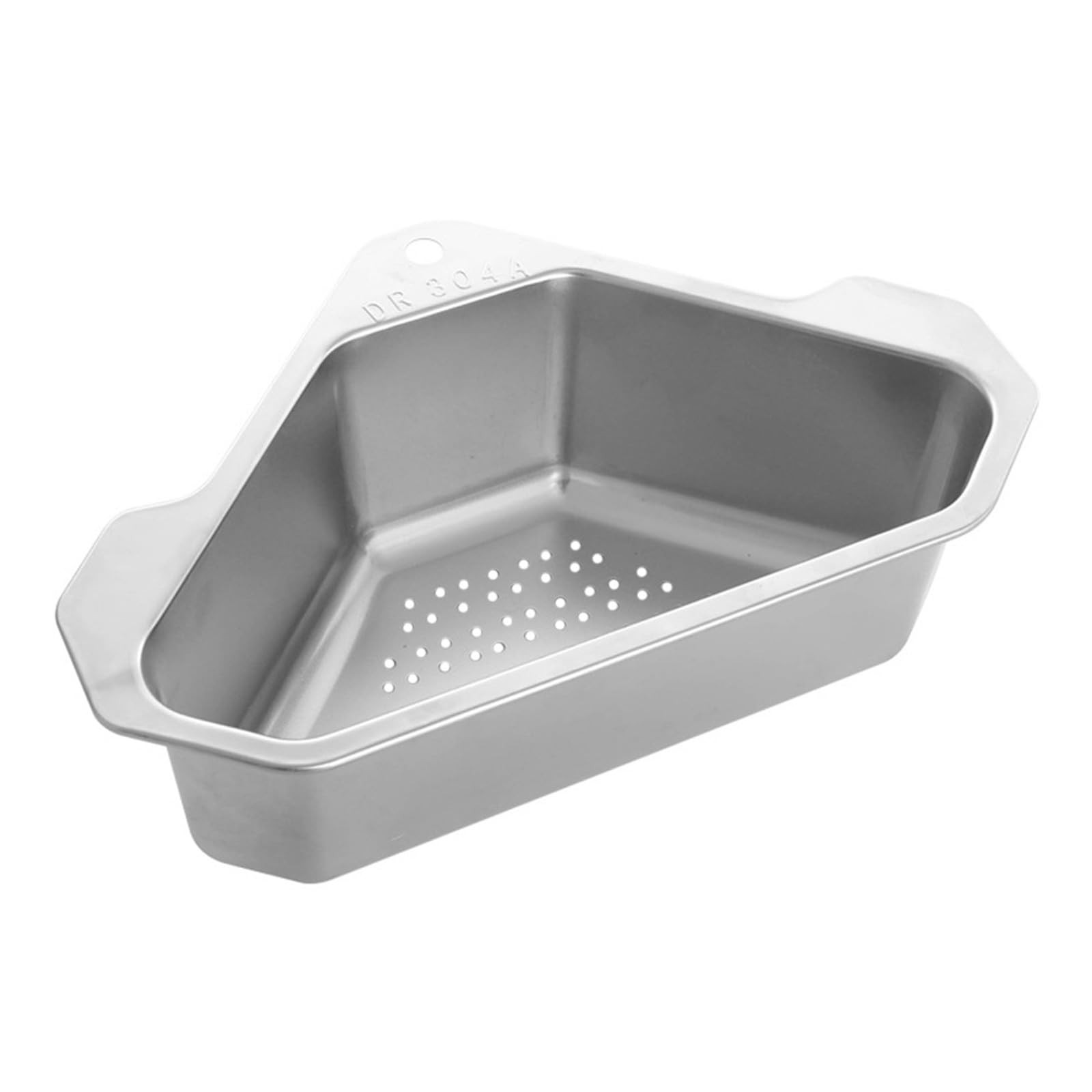 Stainless Steel Corner Sink Strainer Basket 9.64X5.9X2.95In Hanging gallery