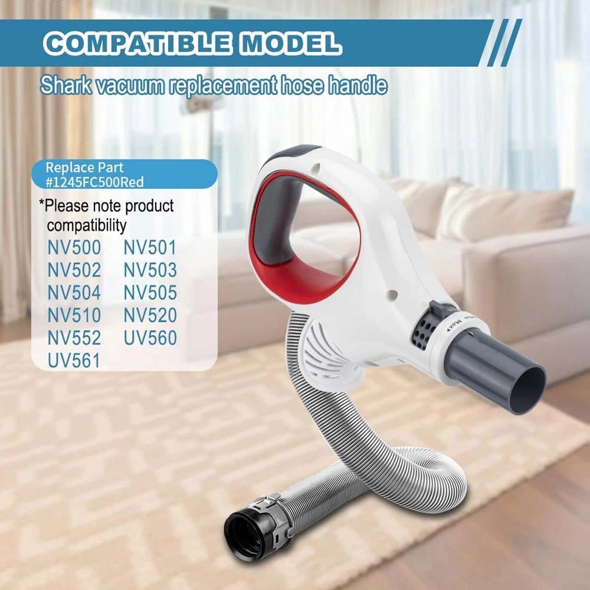 Replacement Part Hose Handle for Shark Rotator Professional Lift-Away NV501 gallery