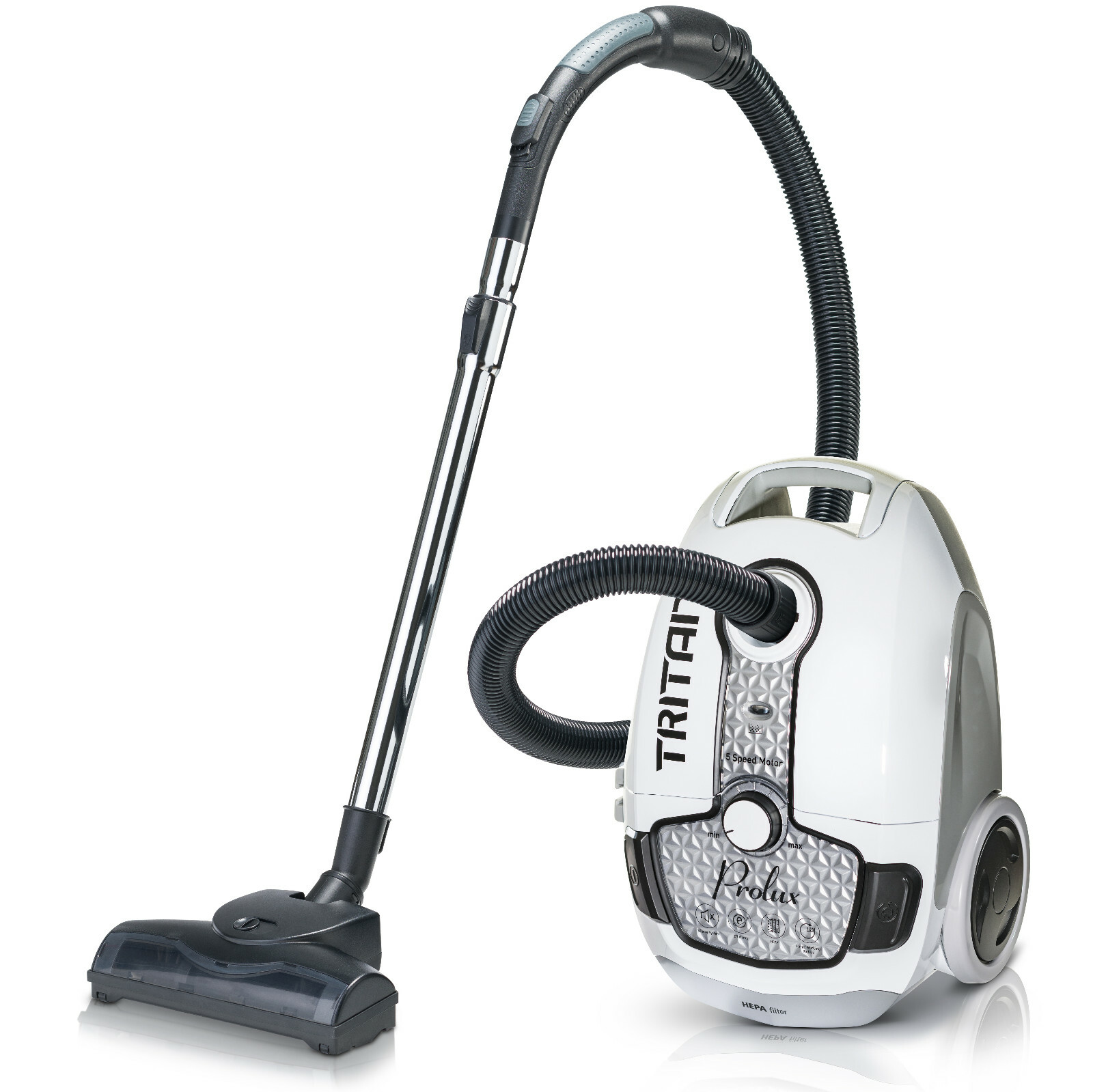 Prolux Tritan Canister Vacuum Cleaner Lightweight Multi Speed w/ HEPA Filtration gallery