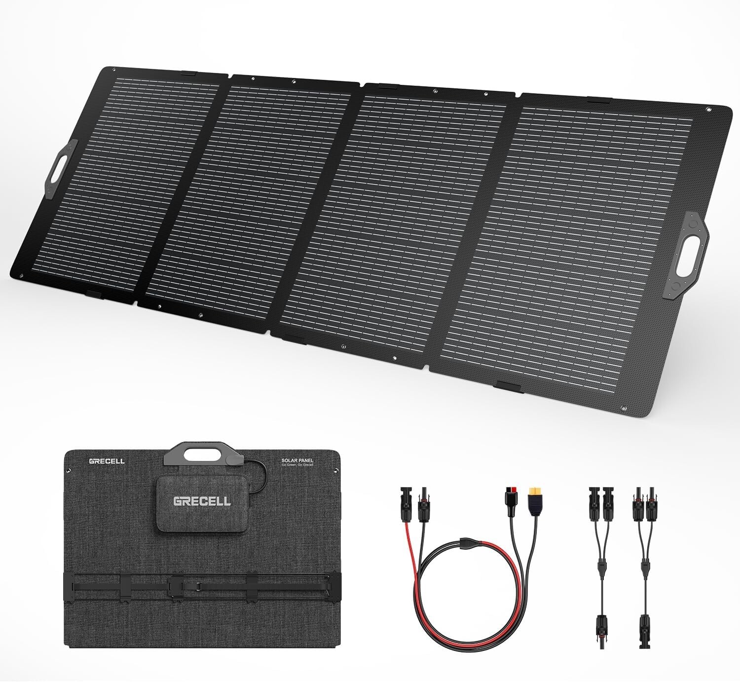 350W Foldable Portable Solar Panel Kit Charger for Power Station Solar Generator gallery