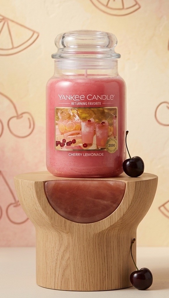 Yankee Candle CHERRY LEMONADE Large Jar 22 oz Candle gallery