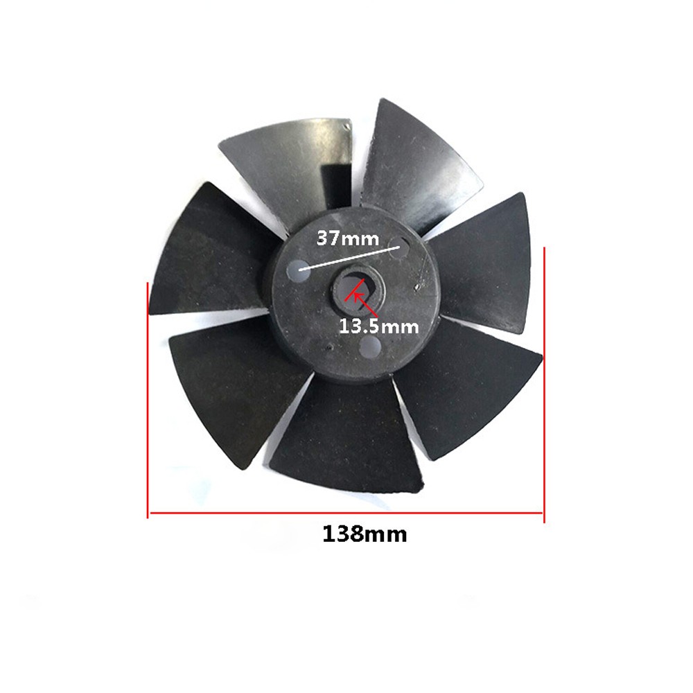 New Air Pump Accessories Air Compressor Motor Fan Plastic Inclined Fan Blade gallery