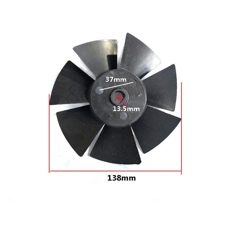 New Air Pump Accessories Air Compressor Motor Fan Plastic Inclined Fan Blade gallery