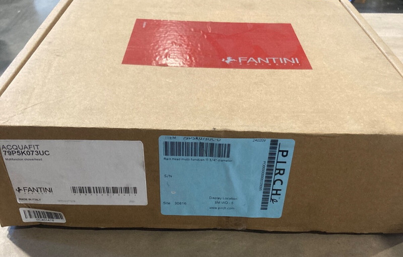 Fantini 79P5K073UC Multi Function Showerhead MATTE GUN METAL PVD New! gallery