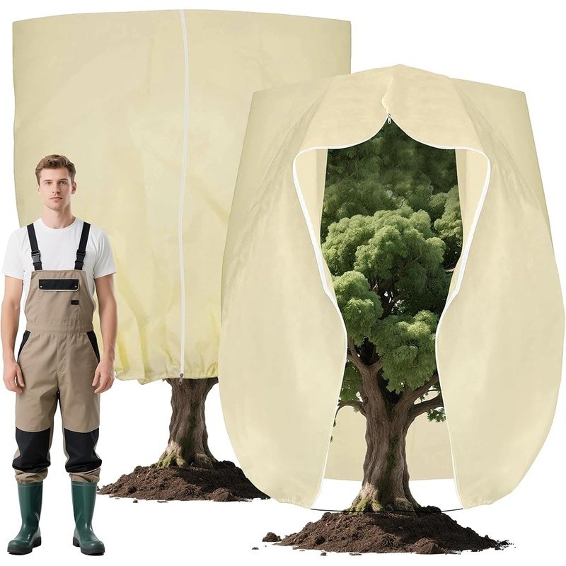 Extra Large Plant Frost Protection Cover Non Woven Durable Weather Shield New gallery