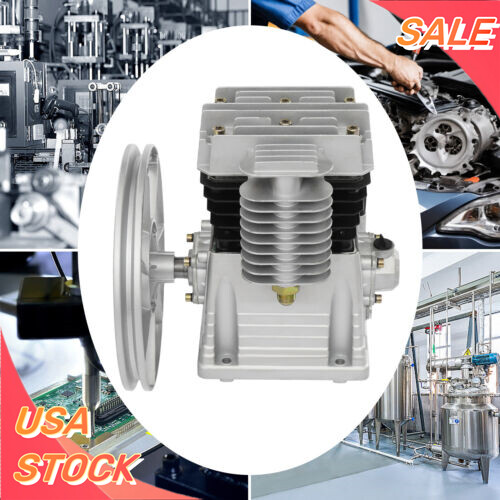 Air Compressor Pump Head Single Stage Twin Cylinder Air Compressor Pump Head US gallery