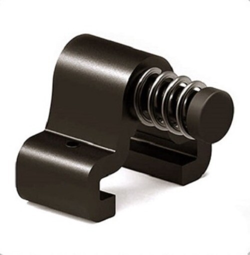 Side-mounted Limiter For Sliding Door Rail Resistance Plate Black Door Stopper gallery