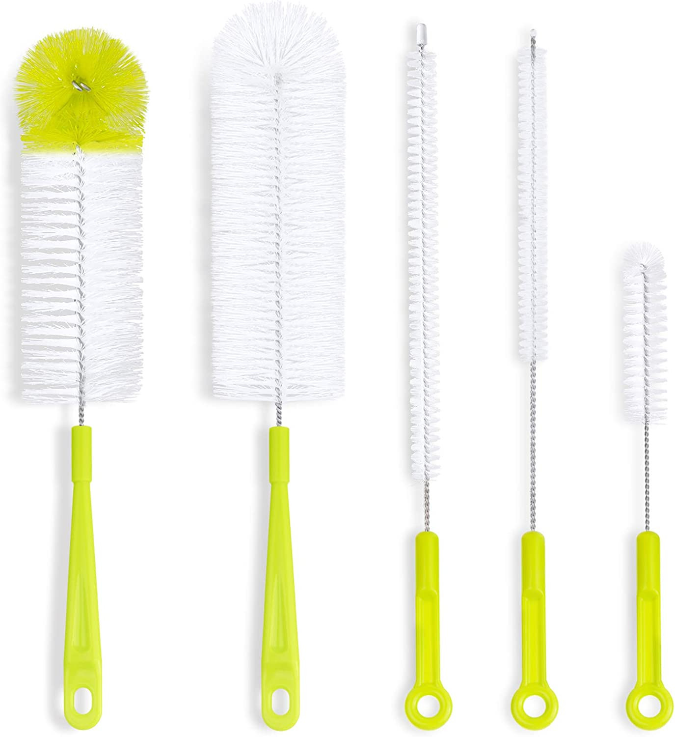 5 Pack Bottle Cleaning Brush Set Long Handle Water Bottle Tube Spout Cleaner gallery