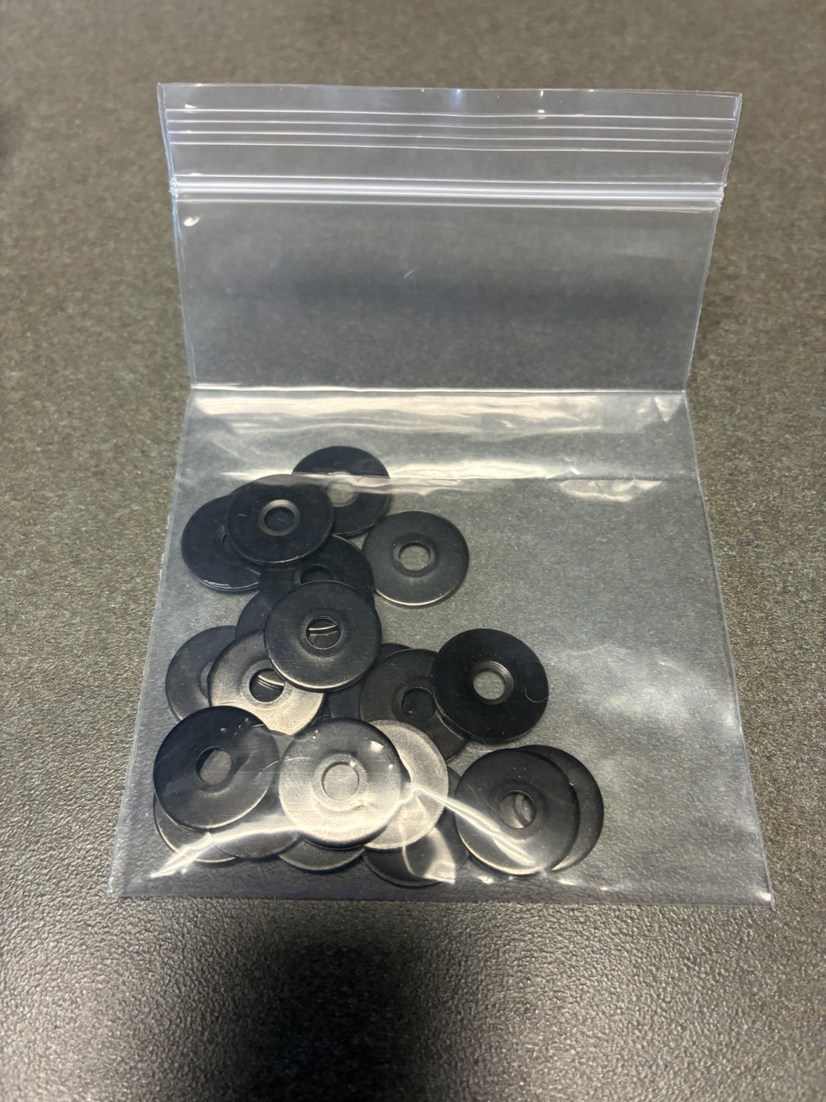 Muzata 24 Pack Black Cable Railing Washer 1/8" 5/32" Wire T316 S.S. No Adhesive gallery