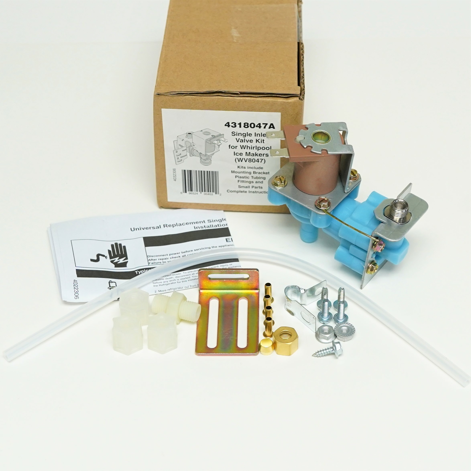 WV8047 Refrigerator Icemaker Water Solenoid Valve for 4318047 Whirlpool Kenmore gallery