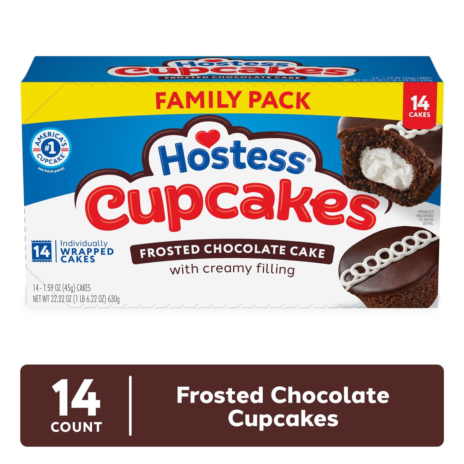 Hostess Cupcakes, Chocolate Snack Cakes, 22.22 oz Box (14 Ct.) Free Shipping gallery