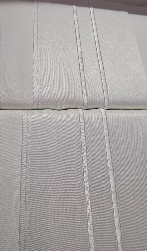 NORWEX Queen Microfiber Flat Sheet "Cloud" Baclock Unused gallery