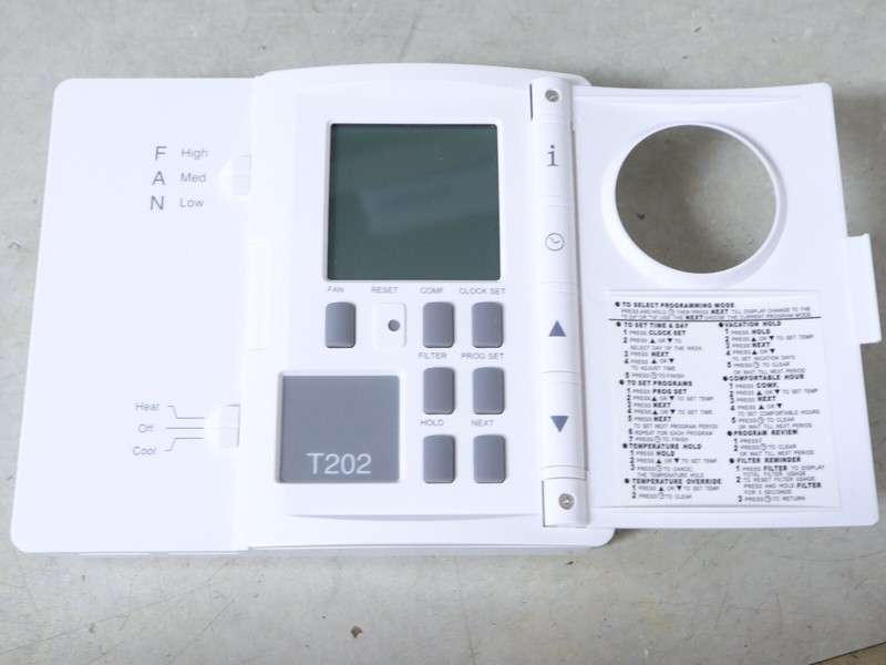 Controlled Air System T202-G5B63 Programmable Digital Thermostat 5-11 Heat/Cool gallery