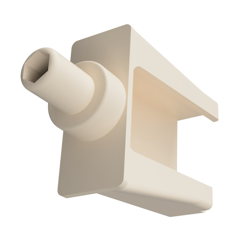 Kitchen Drawer Slide Rail Bracket - Replaces Marsh Part #8401160 - OEM White gallery