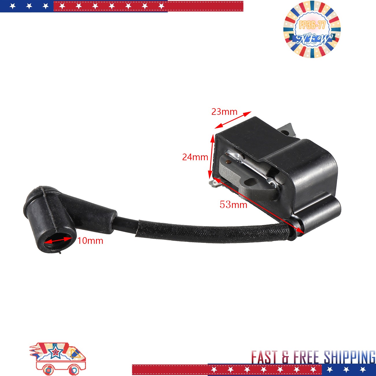 Ignition Coil For Homelite 38cc 45cc 33cc Chainsaw 300953003 300953001 984882001 gallery
