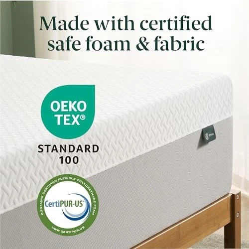 Zinus Queen 12 Inch Green Tea Essential Memory Foam Mattress New Model gallery