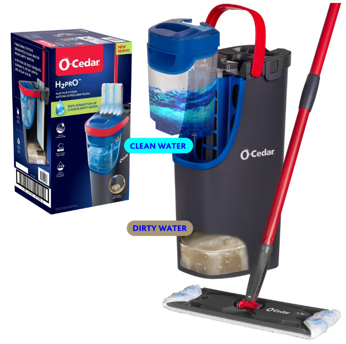 O-Cedar H2prO™ Flat Mop System gallery