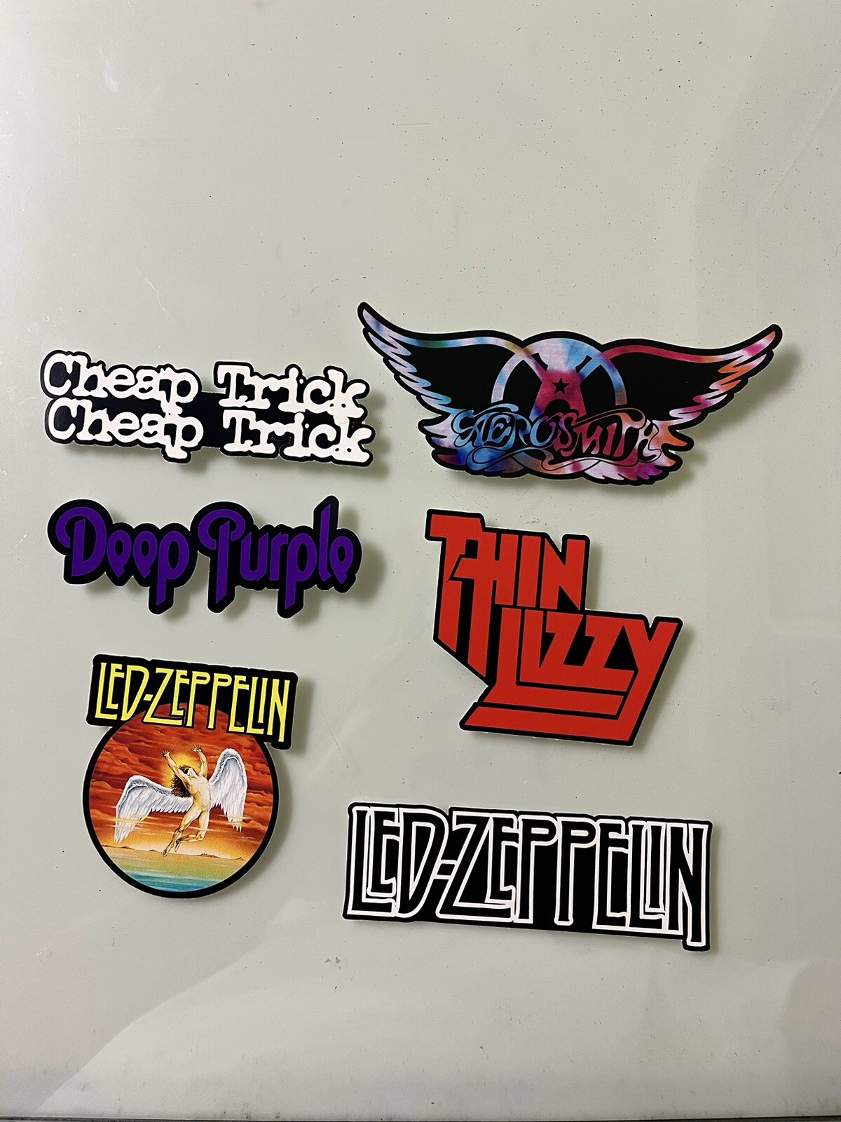 Classic Rock Sticker Pack - Led Zeppelin Queen Ac/dc Van Halen 70’s Classic Rock gallery