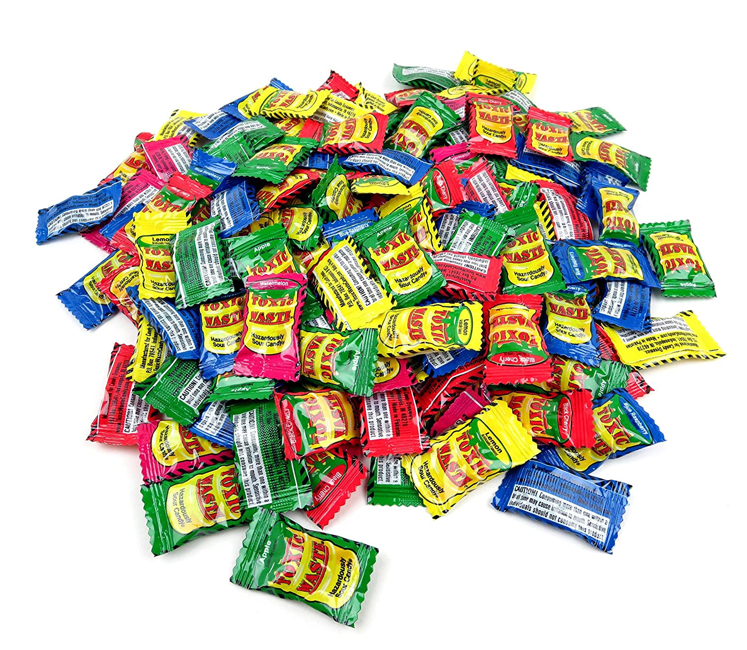TOXIC WASTE - Hazardous Sour Candy Assortment - 5 Flavors (Choose 2 Or 4 Pounds) gallery