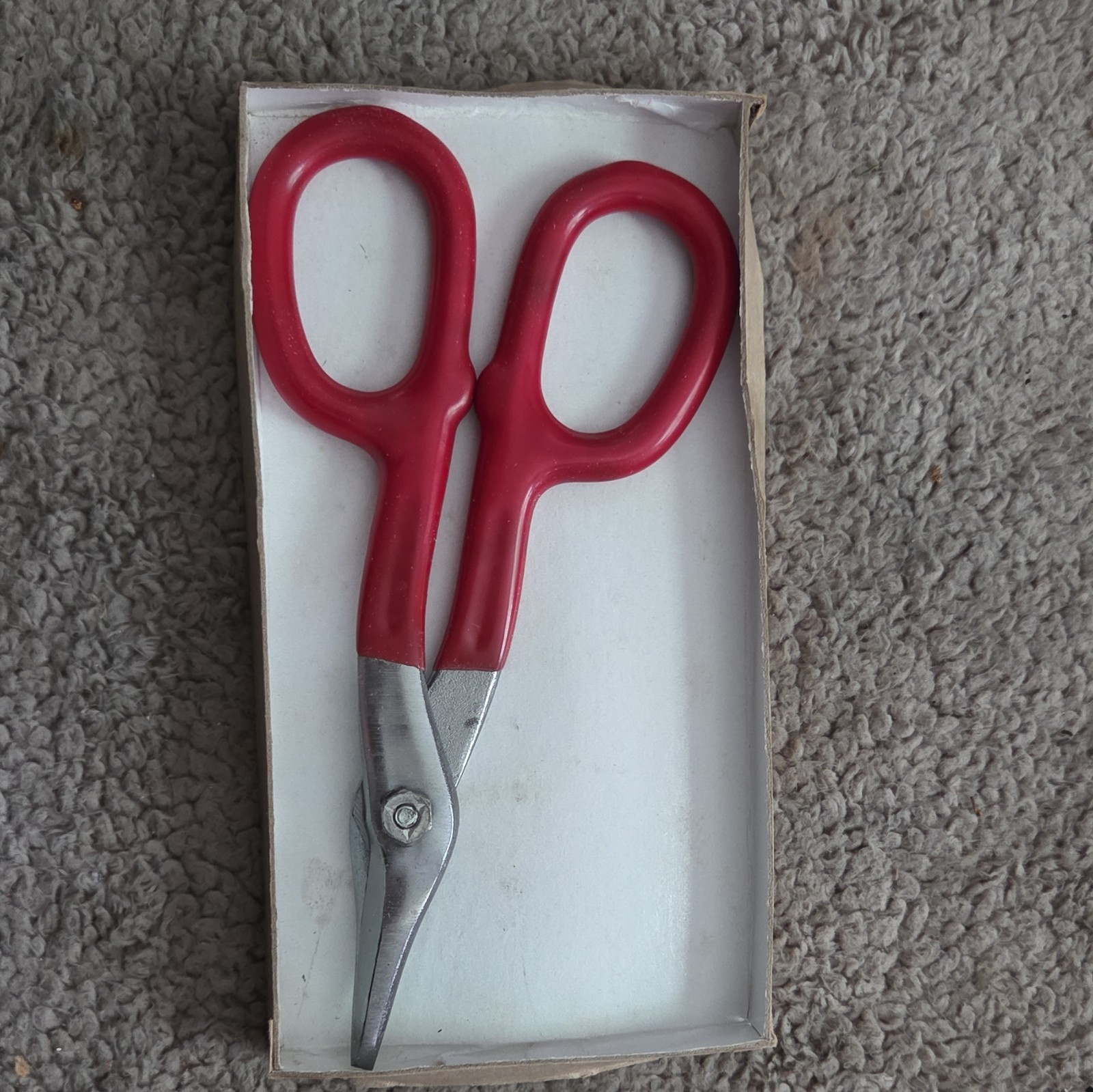 Snap-on CD7 7in Circular Cutting Snips, Steel Blades, Red Plastic Handles, Box gallery