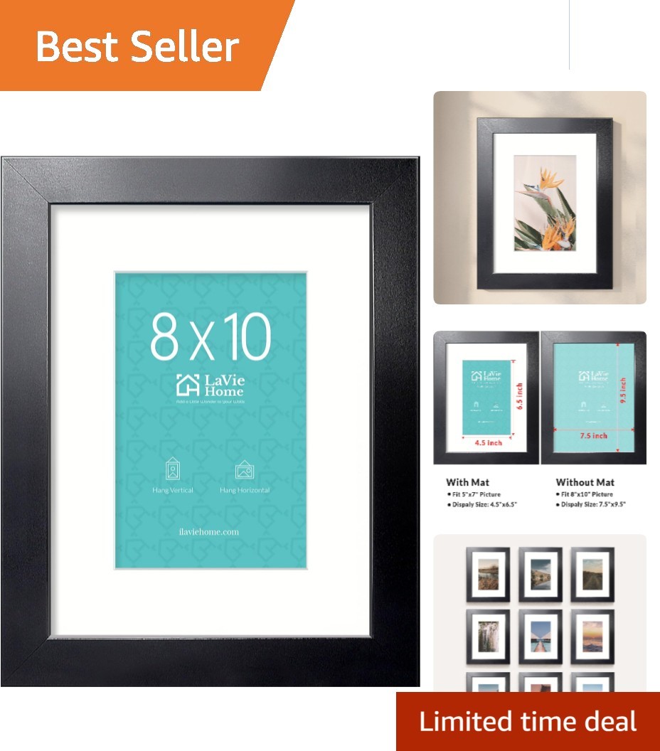 Sturdy Minimalist 8x10 Frame – Display Photos in Style, Portrait or Landscape gallery