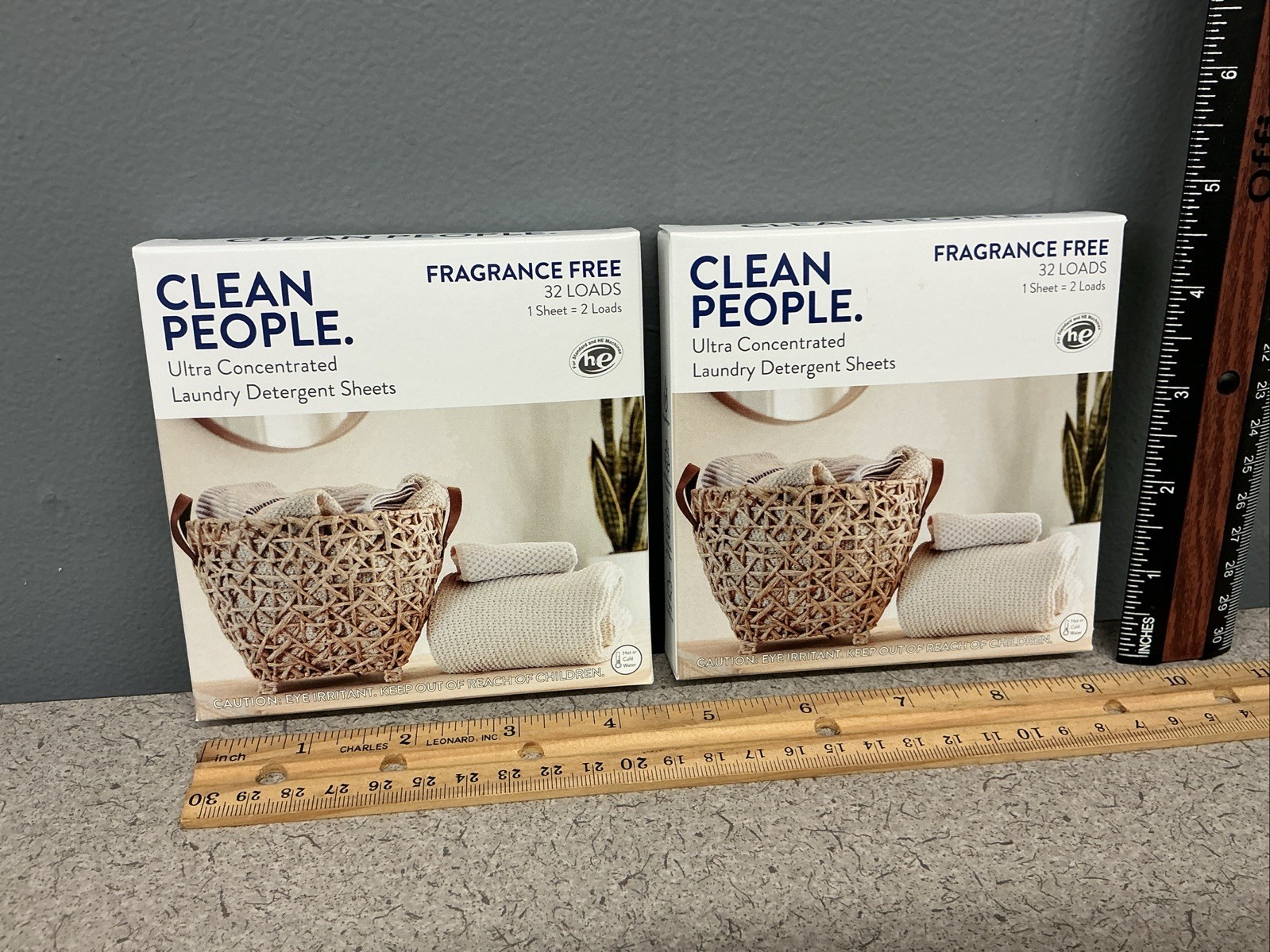 2x Clean People Laundry Detergent Sheets Plant-Based 32 Loads. 62 Loads Total $ gallery