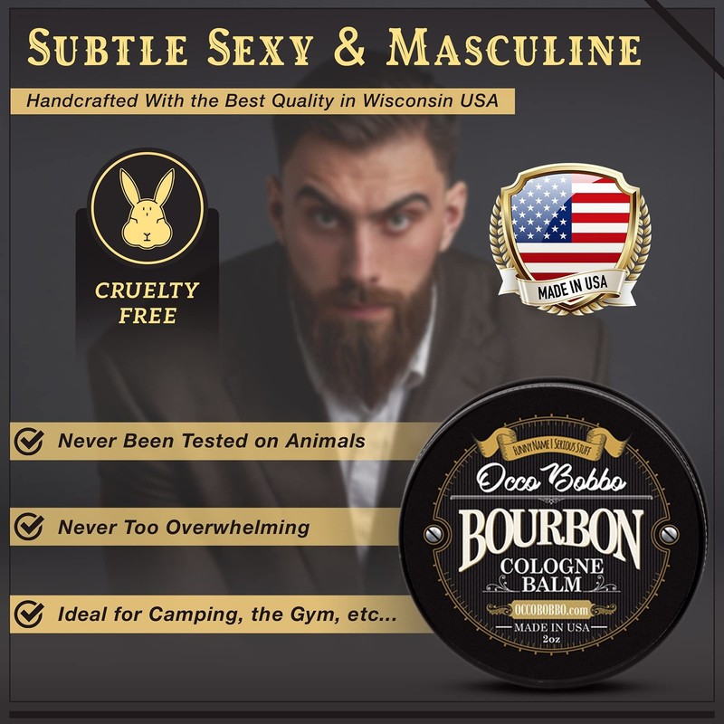 Occo Bobbo - Solid Cologne Bourbon and Sandalwood Scent. Solid Bourbon Cologn... gallery