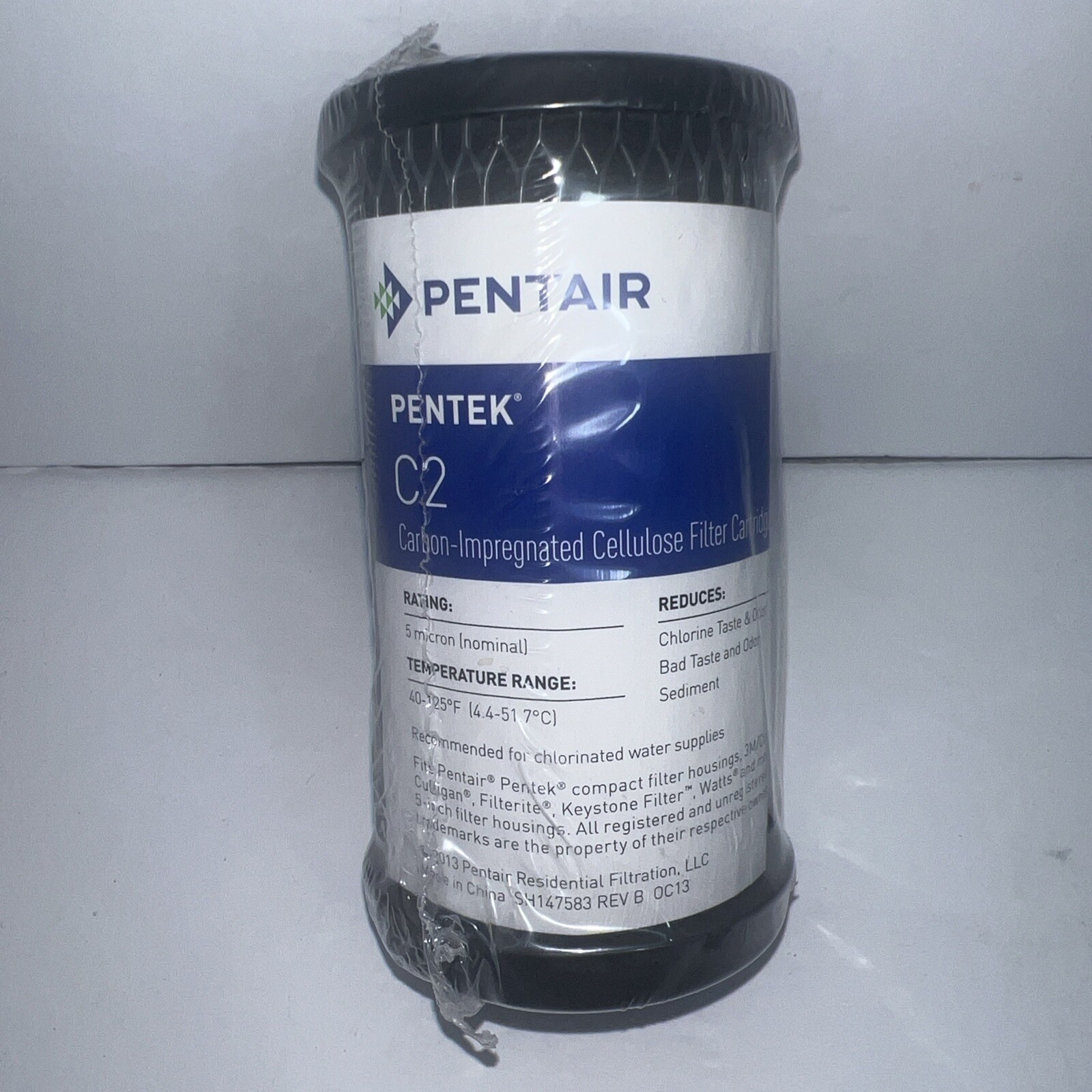 Pentek C2 5 Micron Compact 5 Inch Undersink Carbon Impregnated Water Filter gallery
