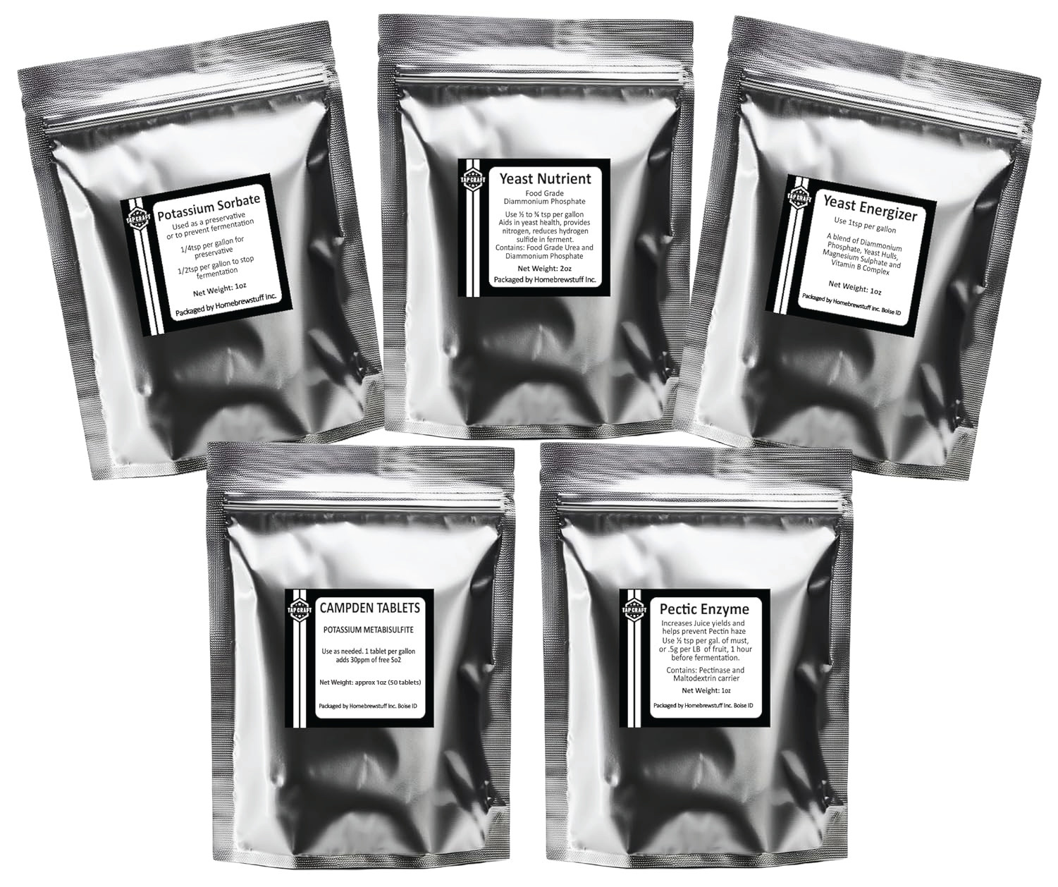 Basic Wine Additives Bundle - Make wine at home gallery