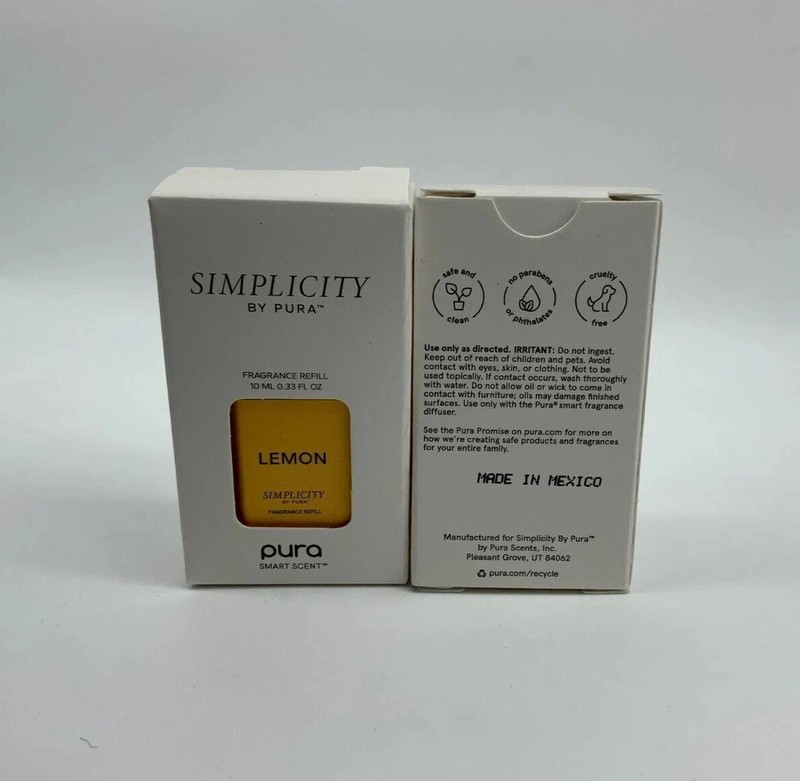 Pura Lemon Refills 2 Pack | Smart Diffuser Fragrance | Fresh Citrus Scent gallery