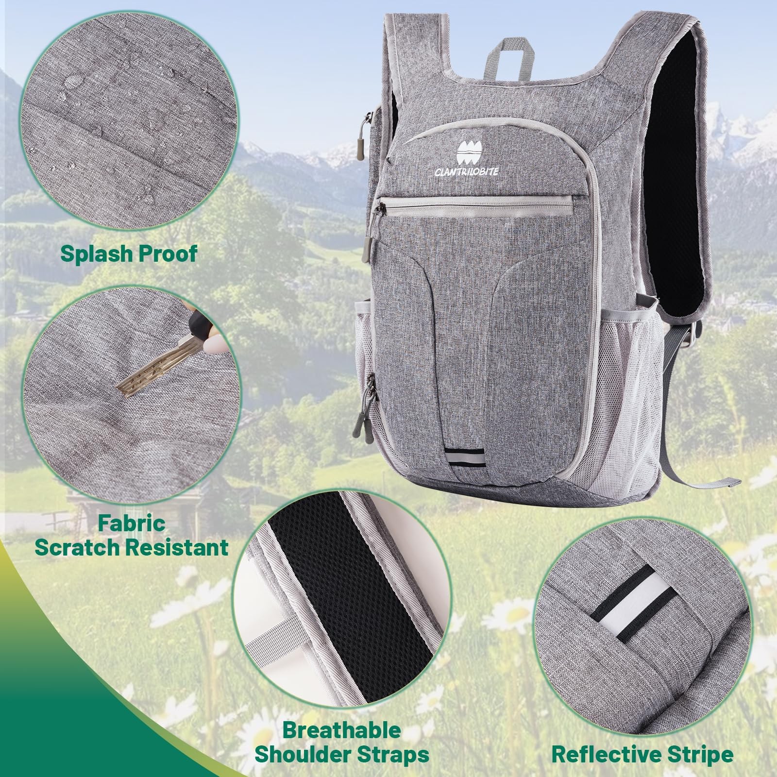 20L Small Hiking Backpack for Women - Lightweight Packable Backpack for Men, ... 3