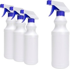 Spray Bottles (4 Pack, 16 Oz), Refillable Heavy Duty Spraying Bottle