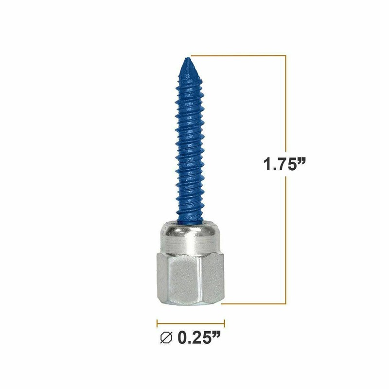 Sammys CST 200 1/4 Inch Vertical Thread Rod 5/16 x 1-3/4 Inch Screw Steel 25 Pcs gallery