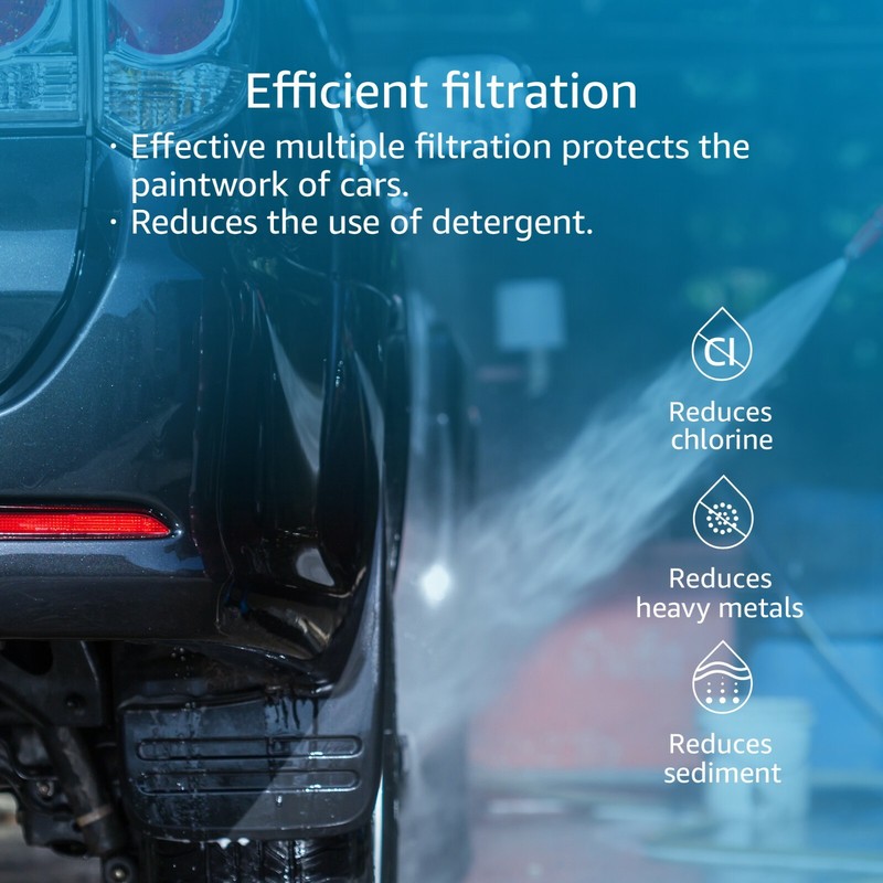 (1) Inline Water Filter with 1 Hose Protector,for Car Washing, Yard Cleaning gallery