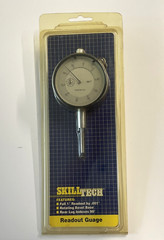 Skill Tech Dial Indicator Gauge – 0–1″ Range 001″ Graduation USA