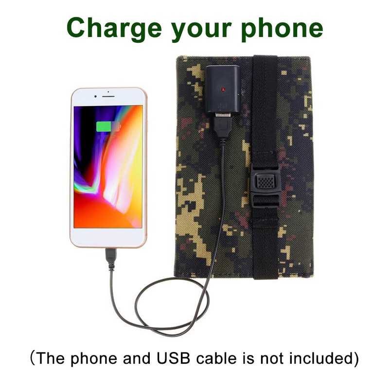 Portable Solar Panel Charger - Fast Charging for Camping, Hiking & Travel gallery
