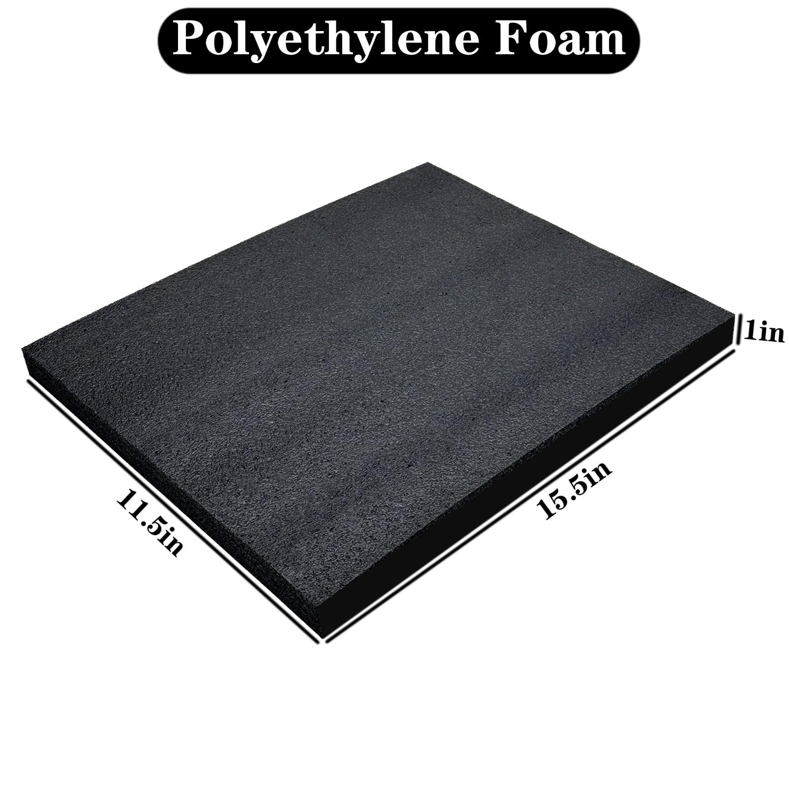 2 Pcs Polyurethane Foam Sheet - 15.5x11.5x1 Inch High Density Cuttable Foam I... gallery