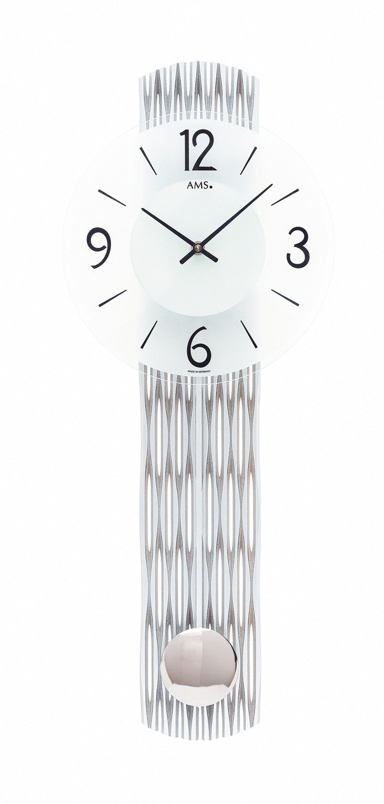 Modern Wall Clock with Quartz Movement by AMS gallery