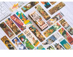 28 Pcs Set Paper Bookmark Reading Readers Galaxy Birds Retro Gift US Shipping