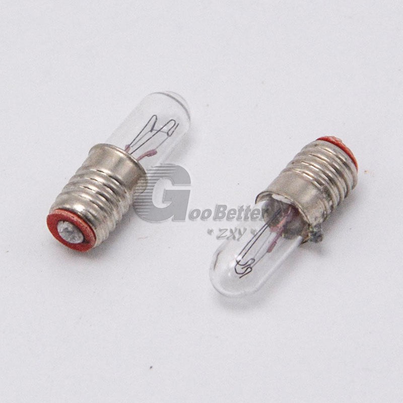 E5 Screw Lamp Miniature Signal Indicator Warning Light Bulb 1.5V - 24V 1-500pcs gallery