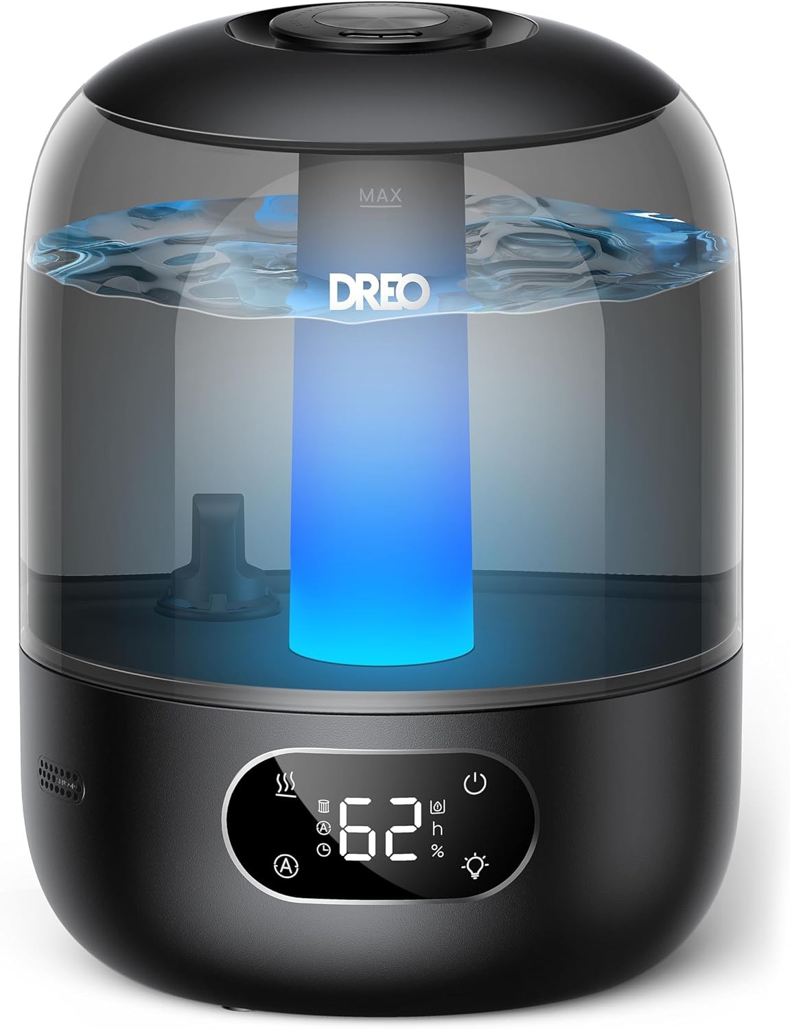 Humidifiers for Bedroom, 3L Top Fill 30H & 26dB Quiet Runtime for Large Room gallery