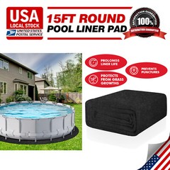 Durable Round Pool Liner Pad for Above Swimming Pools 15FT Non-woven fabric