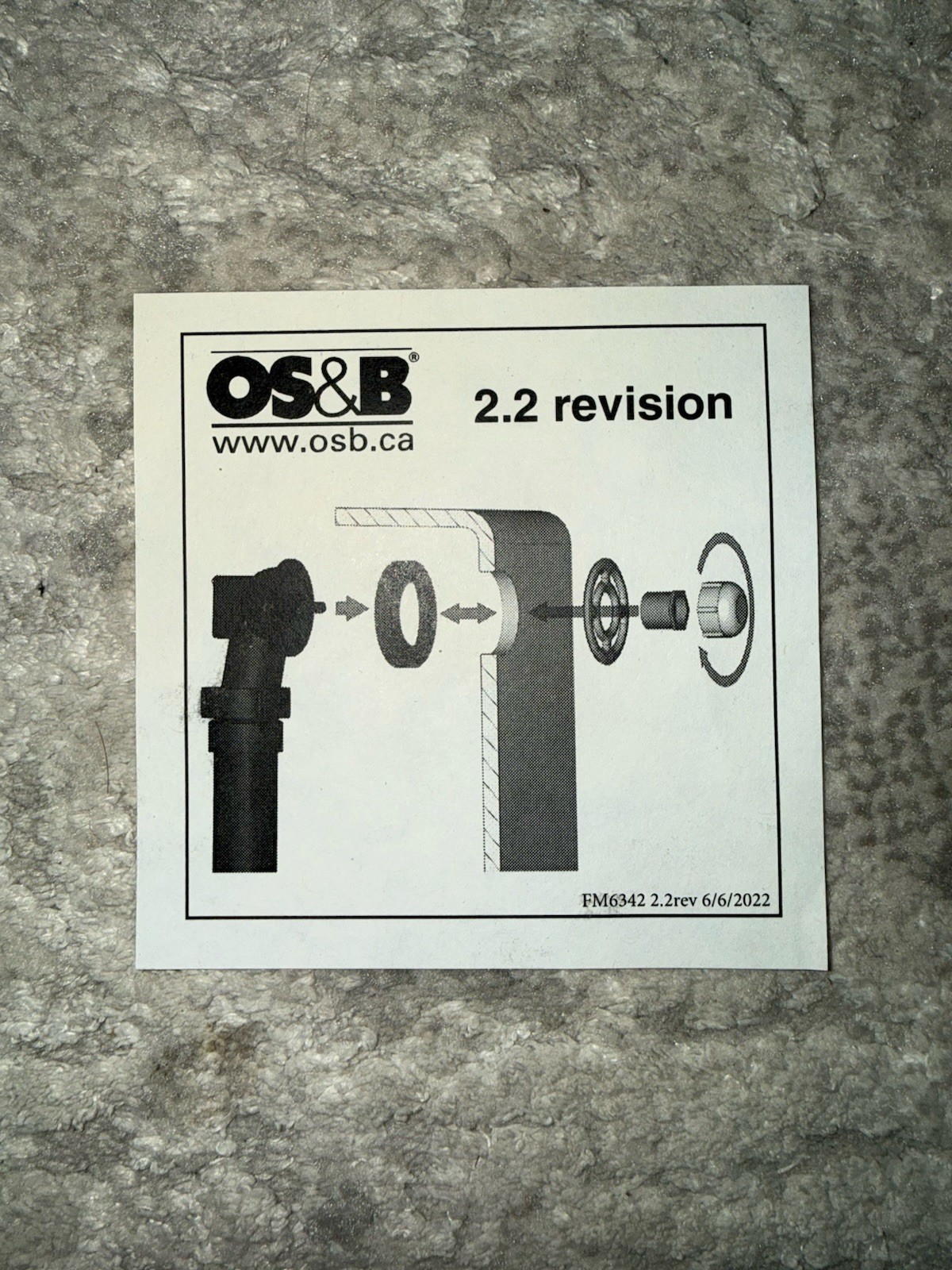 OS&B 2 In 1 OFFSET WASTE & OVERFLOW CABLE-DRIVE KIT WHITE EURO STYLE BATH gallery