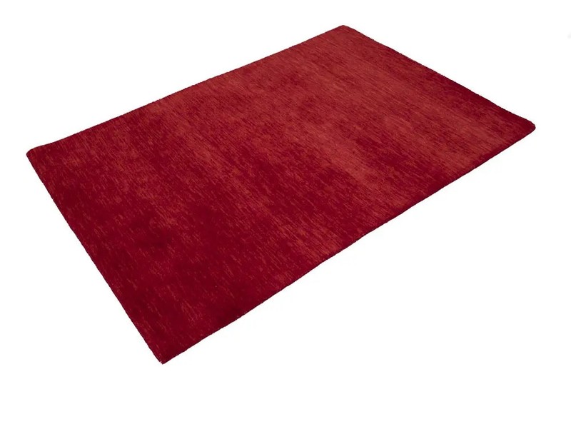 Red Solid Design Hand-Loomed 4X6 Gabbeh Wool Rug Oriental Home Decor Carpet gallery