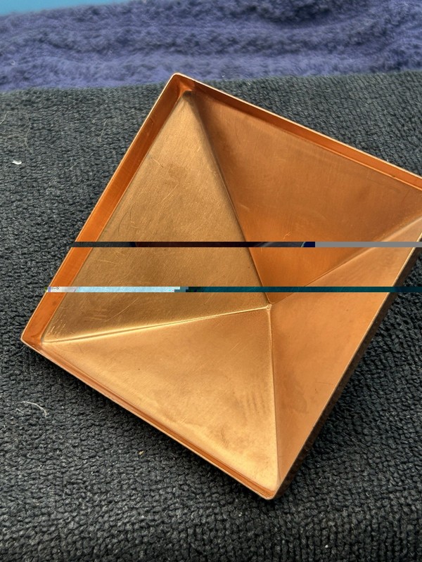 4 Pcs Copper 4" x 4" POST CAPS PostPoint, "Decorative post top Protector", NEW gallery