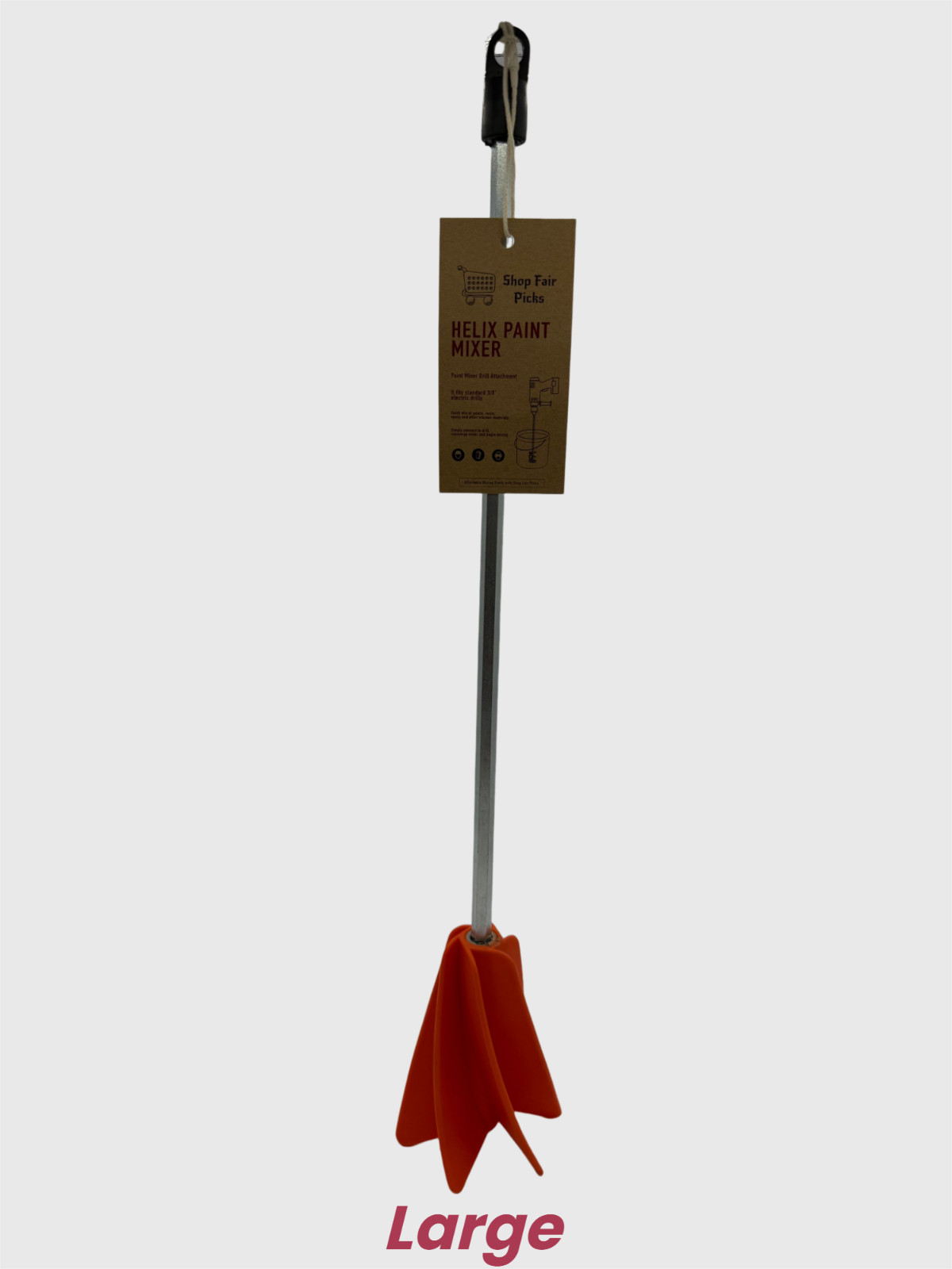 Plastic Mixing Sticks for 1 & 5 Gallon Buckets Heavy Duty ;set of 2, epoxy mixer gallery