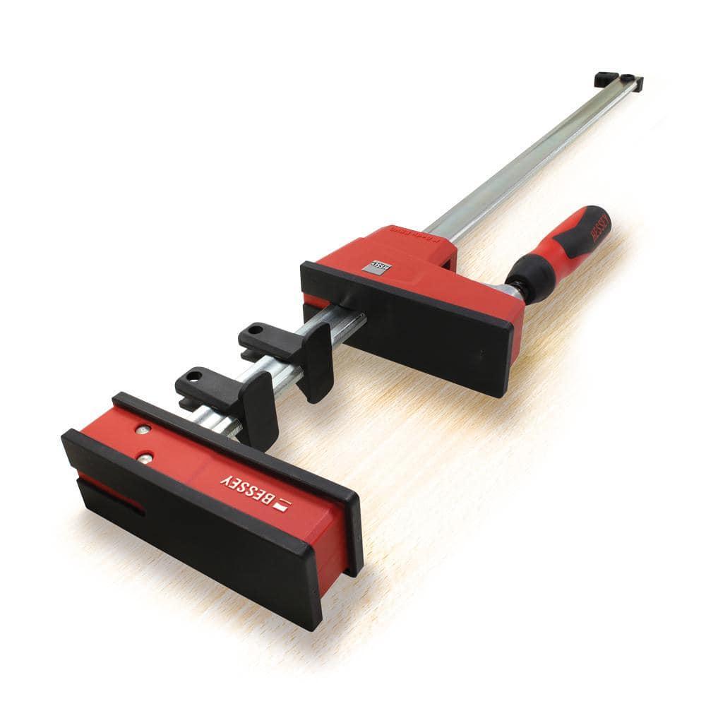 BESSEY Parallel Clamp Composite Plastic Handle 12 in. Capacity 3-3/4 in. Throat
