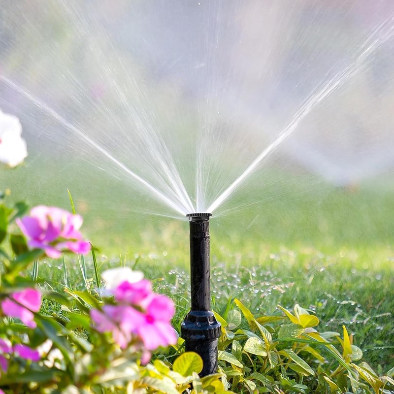 Adjustable 360° Spray Nozzle Replacement - 12 Pack for Efficient Lawn Irrigation gallery